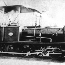 QGR, A10 Class No.3, Mayne Locomotive Depot, Brisbane, [1890s]