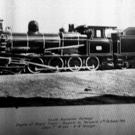 SAR T Class, no. 203, 4-8-0 type, at Islington Workshops, October 1934