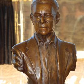 Bust of Jim Comerford, unveiled at the memorial service at the Jim Comerford Miners Memorial Wall, Aberdare, NSW, 2007