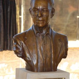 Bust of Jim Comerford, unveiled at the memorial service at the Jim Comerford Miners Memorial Wall, Aberdare, NSW, 2007