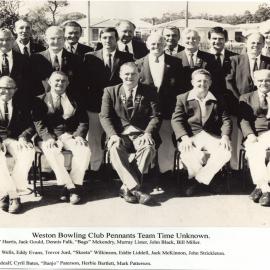 Weston Bowling Club Pennants Team {n.d.]