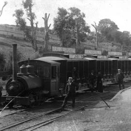 Sorrento Tramway Co.Ltd, Saddle Tank Locomotive, Sorrento, Victoria, [1900]