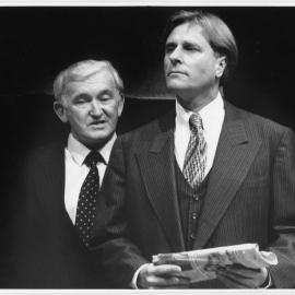 Robert Simm and Grant Dodwell in "Sons of Cain", The Hunter Valley Theatre Company, - 2 September, 1992