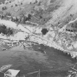 Construction of Chichester Dam, NSW, c. 1917-1926