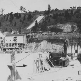 Construction of Chichester Dam, NSW, c. 1917-1926