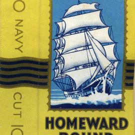 Homeward Bound, navy cut cigarettes, 10 pack.