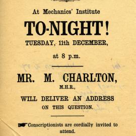 No-conscription, Singleton, NSW, 11 December 1917