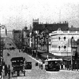 Melbourne & Metropolitan Tramways Board, Cable Tram, Bourke St, Melbourne, [1890s]