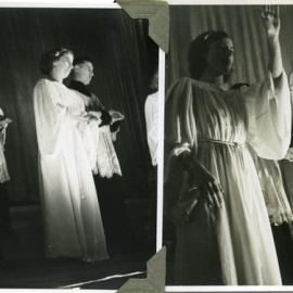 Scenes from The Sacred Play, produced by Miss C Hutchison, Sydney Passion Week, 1941 - Nearer, my God, to Thee