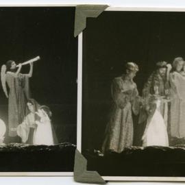 Scenes from The Sacred Play, produced by Miss C Hutchison, Sydney Passion Week, 1941 - The Nativity, and The Adoration of the Magi