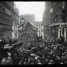 Martin Place, Sydney, after the American procession, NSW