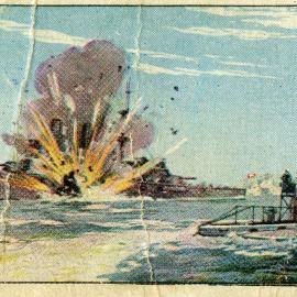 War Incidents, No. 50. "B11" Dives to conquer, December 14th, 1914, Dardanelles.