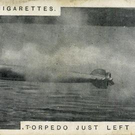 Modern War Weapons, No. 15. Torpedo just left the tube.