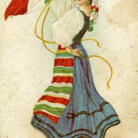 Flag Girls of all Nations, No. 25, Italy.