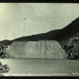Burrinjuck, looking downstream, from Black Andrew, 11 Feb. 1913, NSW