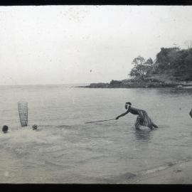 Catching sardines, Torres Strait Islands