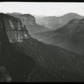 Valley of the Grove, from Govett's Leap, Blue Mountains, NSW