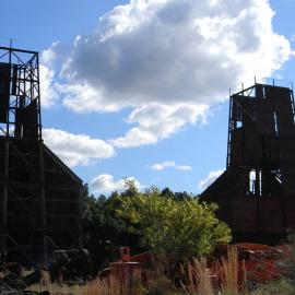 Cooling towers, Richmond Main Colliery, NSW, Australia