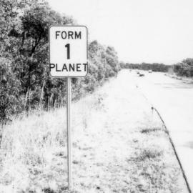 Richard Tipping's art installation, "Form 1 Planet", Newcastle, Australia - 1992