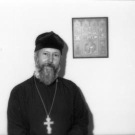 An unidentified [Russian Orthodox] priest, the University of Newcastle, Australia - July, 1992