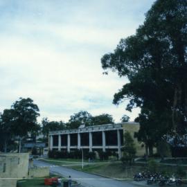 View of the old gymnasium (now Student Services Building), the University of Newcastle, Australia