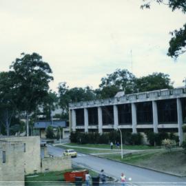 View of the old gymnasium (now Student Services Building),  the University of Newcastle, Australia