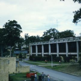 View of the old gymnasium (now Student Services Building),  the University of Newcastle, Australia