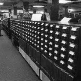 The Card Catalogue Reference Room, the Auchmuty Library, the University of Newcastle, Australia