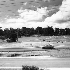 Roundabout at the University's Western entrance (State Highway 23), the University of Newcastle, Australia - 1990