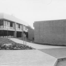 The Student Information Building (left), the Hunter Institute of Higher Education, Newcastle, Australia