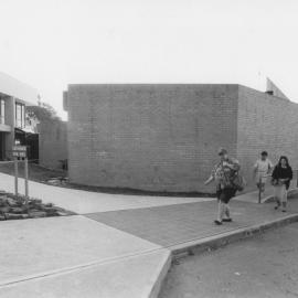 The Student Information Building (left side), Hunter Institute of Higher Education, Newcastle, Australia