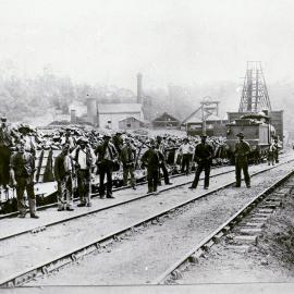 A Pit Colliery, Newcastle, NSW, 24 February 1899