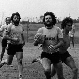University of Newcastle Touch Football players in action, 1978