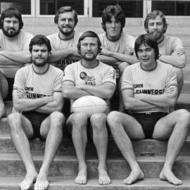 Admin Gunners, Touch Football players, the University of Newcastle, Australia, 1978.
