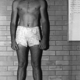 Swimming club athlete, Michael Lavis, the University of Newcastle, Australia, 1977