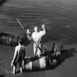 P3005-7 - Throsby Creek Regatta, Tighes Hill, NSW, Australia - circa 1960