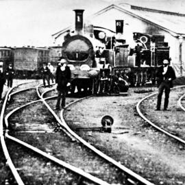 NSWGR, 1 Class No. 1 & 60 Class No. 61, Sydney Yard, 1875-1876