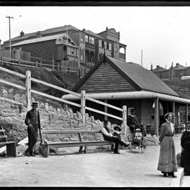 [Newcastle Beach and promenade, Newcastle, NSW, 12 February 1912]