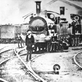 NSWGR, 1 Class No. 1 & 60 Class No. 61, Sydney Yard, 1875-1876
