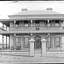 Stewart Keightley's residence, 44 The Terrace, Newcastle, NSW, 7 October 1887