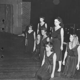 Chorus rehearsal for “The Libation Bearers", the University of Newcastle, Australia - University Bulletin Vol. 15 June 1983