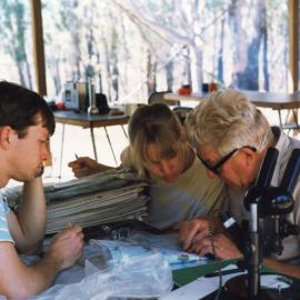 Students at the Les Gibbs Field Station, the University of Newcastle, Australia