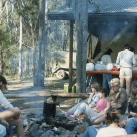 Students at the Les Gibbs Field Station, the University of Newcastle, Australia - 1992