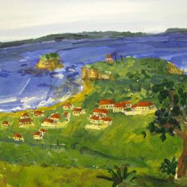 Artwork by Morgan Laudine - Sir Thomas Mitchell Project - Newcastle 1828