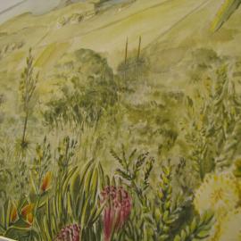 Artwork by Katherine Pearce - Sir Thomas Mitchell Project - Newcastle 1828