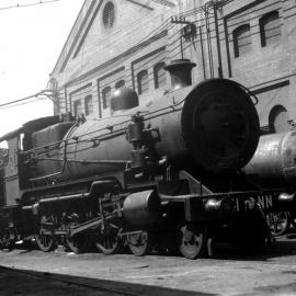 NSWGR NN Class No. 1041 (later C35 Class No. 3515) 4-6-0 express passenger locomotive at Eveleigh, [1920]