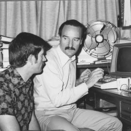 Professor Blersack with Dr John O’Connor, the University of Newcastle, Australia