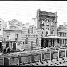 Fire at R Hall and Sons, Scott Street Newcastle, NSW, 13 February 1899