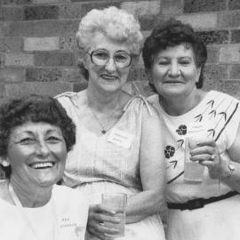 Ada Staader, Daphne Gray and Freda Bartlett, the University of Newcastle, Australia, 1985