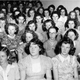 Newcastle Teachers College first assembly, Tuesday, 1 March 1949